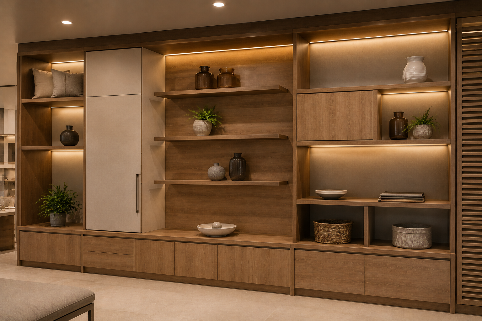 Showroom wall display furniture in Gurgaon